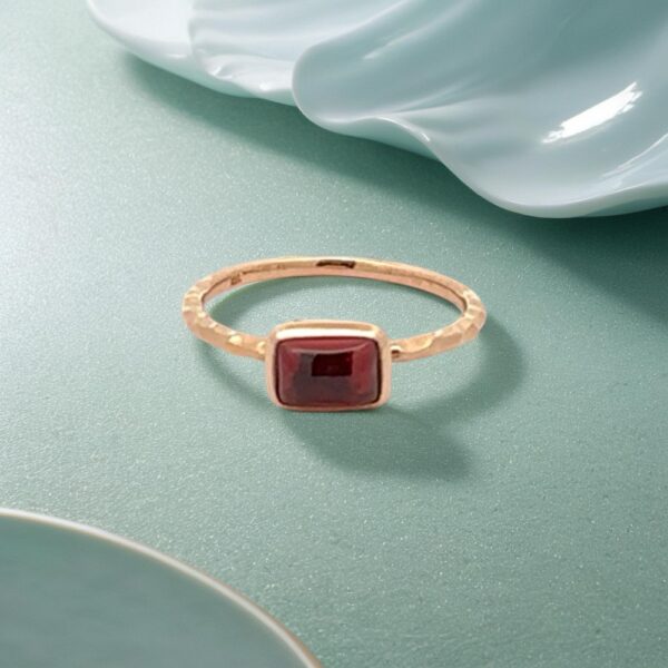 K18PG ガーネット リング　　サイズ10
