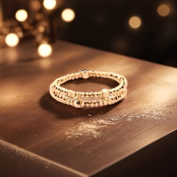 K18YG フリーサイズ リング　サイズ7~13に適応