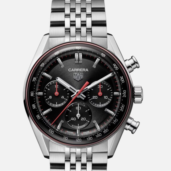 タグ・ホイヤー カレラ クロノグラフ 自動巻, 41 mm, ステンレススティール